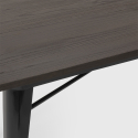 set esstisch 120x60cm industriedesign 4 stühle ruler 