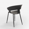 set quadratischer tisch 80x80cm  4 stühle industrial modernes design reeve 