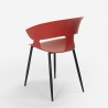 set quadratischer tisch 80x80cm 4 stühle industriellen design  reeve black 