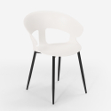 Set Esstisch Tisch 80x80cm 4 Stühle Design Holz Metall  Reeve White Kauf