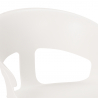 Set Esstisch Tisch 80x80cm 4 Stühle Design Holz Metall  Reeve White 