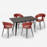  set esstisch tisch 120x60cm 4 stühle modernes design küche tecla Kosten