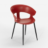  set esstisch tisch 120x60cm 4 stühle modernes design küche tecla 