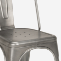 set tisch 80x80cm 4 stühle bar küche industrie vintage almond 