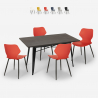 set rechteckiger tisch 120x60cm 4 stühle industriedesign bantum Katalog