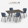 set tisch 120x60cm 4 stühle design  küche esszimmer palkis Angebot