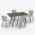 set tisch 120x60cm 4 Lix stühle design  küche esszimmer palkis Preis