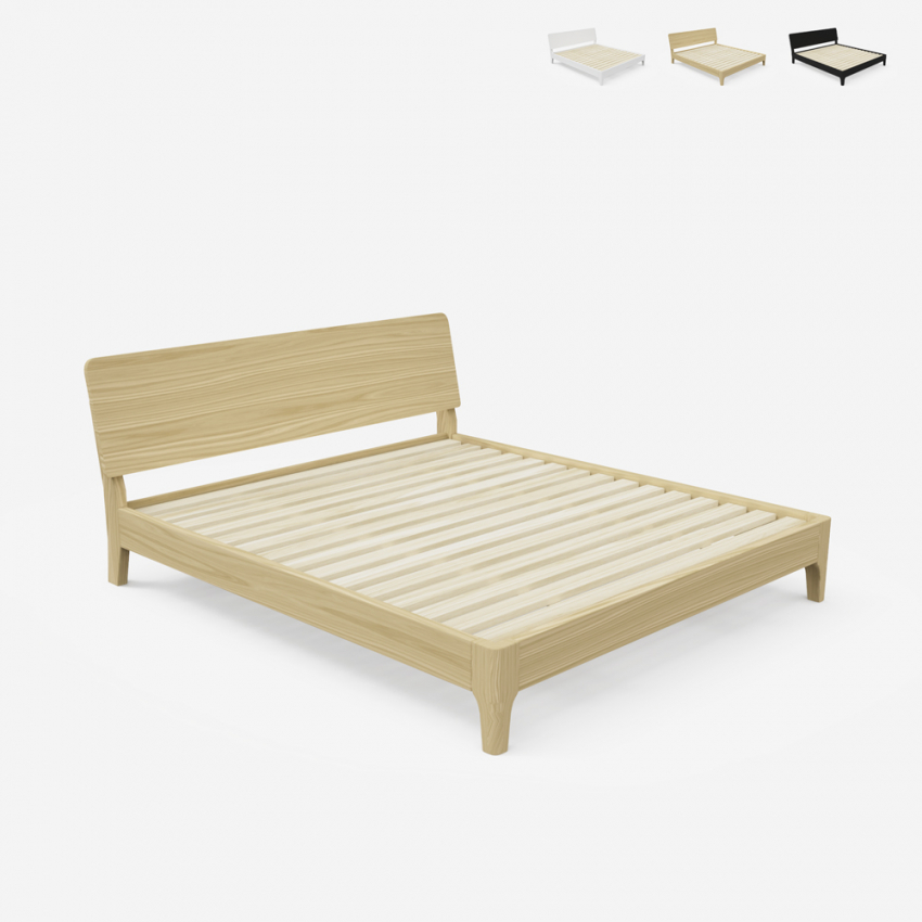 Doppelbett 160x190cm Modernes Holz-Design mit Lattenrost Linz Aktion Doppelbett 160x190cm Modernes Holz-Design mit Lattenrost Linz Aktion
