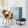 Patchwork Stuhl Sessel Wohnzimmer Küche Studio Finch Sales