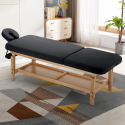 Stationäre Profi-Massageliege Holz 2 Zonen 225 cm Comfort Modell