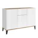 Sideboard 120x40cm modernes Design 3 Türen Schublade Wohnzimmer Rachel Wood Angebot