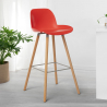 Burj 75 Moderner hoher Hocker im skandinavischen Design für Eiffel Bar und Küche Lagerbestand