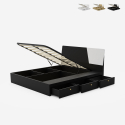 Bett Doppelbett Polsterbett hochklappbar 160x200 cm mit Bettkasten Design Steyr King Verkauf