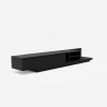 TV Bank 3 Fächer 2 Schubladen modernes Design Wohnzimmer Linurk Rabatte