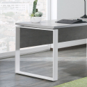 Schreibtisch 170x80cm Arbeitszimmer Smartworking grauweiß Metaldesk Sales
