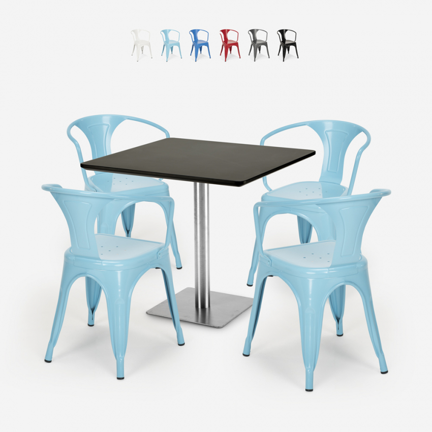 couchtisch set horeca bar küche restaurants 90x90cm 4 stühle heavy Verkauf couchtisch set horeca bar küche restaurants 90x90cm 4 stühle heavy Verkauf