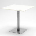 set 4 stühle bar restaurants couchtisch horeca 90x90cm weiß just white 
