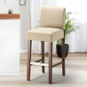 Barhocker Holzküche Design Hoch 74 cm Comfort XL Maße