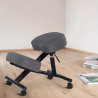 Ergonomischer Kniestuhl Bürohocker Metall und Stoff Balancesteel Lux Katalog