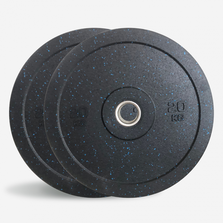 2 x 20 kg Gummi-Hantelscheiben für Cross-Training Olympiastange Bumper HD Dot Aktion 2 x 20 kg Gummi-Hantelscheiben für Cross-Training Olympiastange Bumper HD Dot Aktion