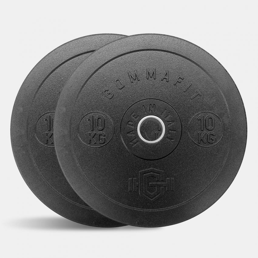 2 x 10 kg Olympische Hantelscheiben Bumper Cross-Training Gummi HD Italy Aktion 2 x 10 kg Olympische Hantelscheiben Bumper Cross-Training Gummi HD Italy Aktion