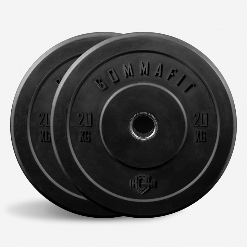 2 x Gummi-Gewichtsscheiben 20 kg Olympische Langhantel Bumper Training Fitnessstudio Aktion 2 x Gummi-Gewichtsscheiben 20 kg Olympische Langhantel Bumper Training Fitnessstudio Aktion