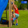 Kletterturm mit Rutsche Schaukel Kletterwand Spielplatz für den Garten Kinder Carol-2 Verkauf
