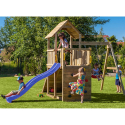Holz-Spielplatz für den Garten - Turm mit Rutsche, Schaukel, Kletterwand Carol-3 Katalog