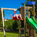 Kletterrutsche Schaukel Sandkasten Kinder Spielplatz für Garten Funny-3 Verkauf