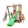 Kletterrutsche Schaukel Sandkasten Kinder Spielplatz für Garten Funny-3 Angebot