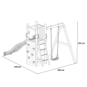 Kletterrutsche Schaukel Sandkasten Kinder Spielplatz für Garten Funny-3 Kosten