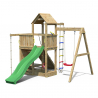 Holzspielplatz für Kinder mit Rutsche, Schaukel und Klettergerüst Activer Angebot