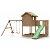 Garten-Spielset Kletterhaus Rutsche Doppelschaukel Galaxy L Katalog