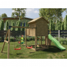 Garten-Spielset Kletterhaus Rutsche Doppelschaukel Galaxy L Preis