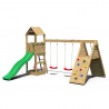 Garten-Spielplatz Doppelschaukel Klettergerüst Rutsche Kinder Fleppi Angebot