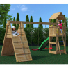 Garten-Spielplatz Doppelschaukel Klettergerüst Rutsche Kinder Fleppi Rabatte