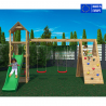 Garten-Spielplatz Doppelschaukel Klettergerüst Rutsche Kinder Fleppi Verkauf