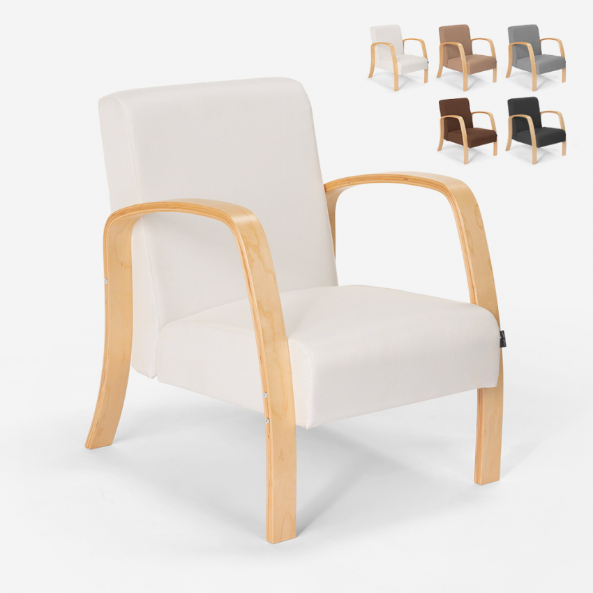 Ergonomischer skandinavischer Design-Sessel aus Holz für Studio oder Wohnzimmer Frederiksberg Verkauf Ergonomischer skandinavischer Design-Sessel aus Holz für Studio oder Wohnzimmer Frederiksberg Verkauf