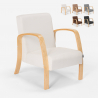 Ergonomischer skandinavischer Design-Sessel aus Holz  für Studio oder Wohnzimmer Frederiksberg Verkauf