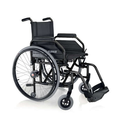 Eureka Super Surace leichter faltbarer Rollstuhl mit Eigenantrieb für Behinderte Aktion