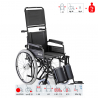Selbstfahrende Rollstuhl ältere Behinderte Rückenlehne Beinauflage 600 Surace Angebot
