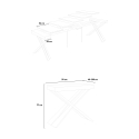 Ausziehbarer Design-Konsolentisch 90x40-300cm Esstisch Diago Oak Katalog
