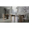 Ausziehbarer Konsolentisch Esszimmer 90x48-296cm Holz Venus Noix Rabatte