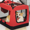 Hunde- und Katzentransporter mittelgroßer faltbarer Stoff 68.5x48x50cm Oliver L Sales