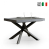 Ausziehbarer Esstisch Küche grau 90x130-234cm Volantis Concrete Verkauf