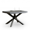 Ausziehbarer Esstisch Küche grau 90x130-234cm Volantis Concrete Angebot