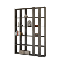 Moderne graue Wand-Bibliothek für Wohnzimmerdesign Kato A Small Concrete Angebot