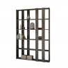 Moderne graue Wand-Bibliothek für Wohnzimmerdesign Kato A Small Concrete Angebot