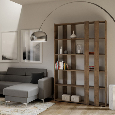 Modernes Design Wand-Bücherregal aus Holz für das Wohnzimmer Kato A Small Wood