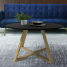 Niedriger runder Tisch im skandinavischen Stil 80cm Krize Katalog